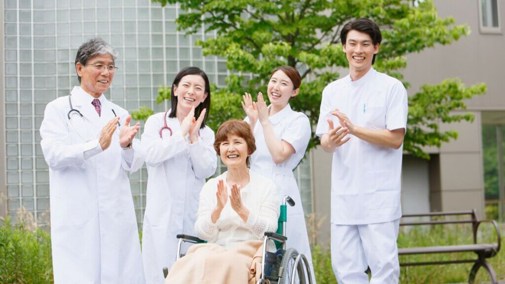 Encourage happy patients