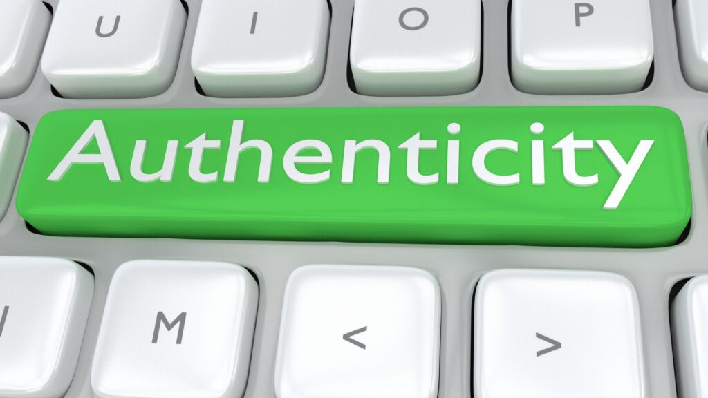 Transparency and Authenticity